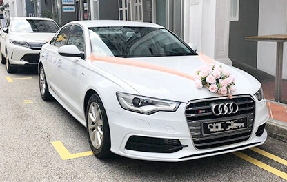 Image of wedding car Audi