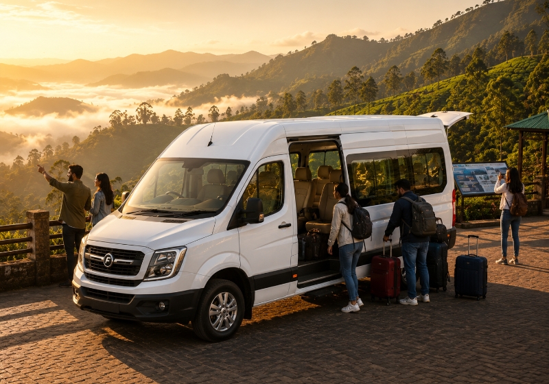 14-Seater Force Urbania Rental Guide for Chennai Groups Visiting Kerala Image