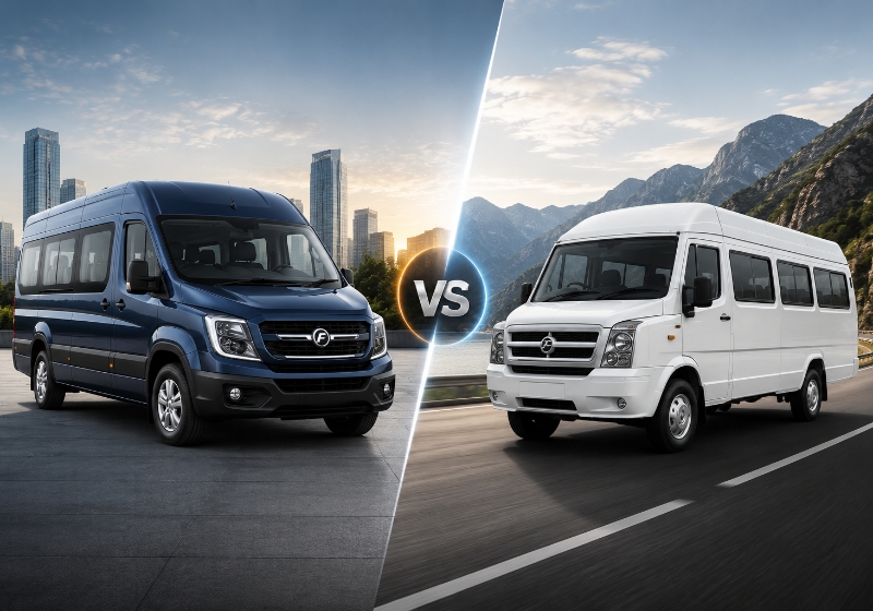 Force Urbania vs Tempo Traveller - Which Is Right for Your Group? Image